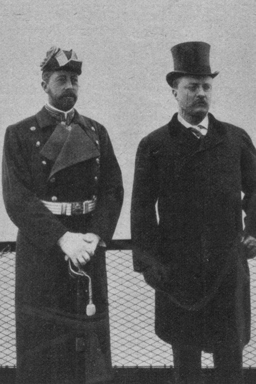 Arrival of Prince Henry (of Prussia) and President Roosevelt at Shooter's Island Poster