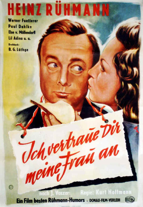 Ich vertraue Dir meine Frau an Poster
