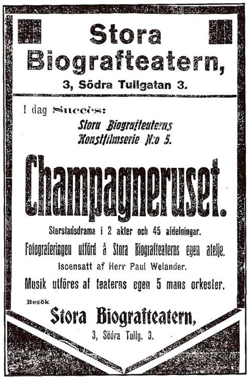 Champagneruset Poster
