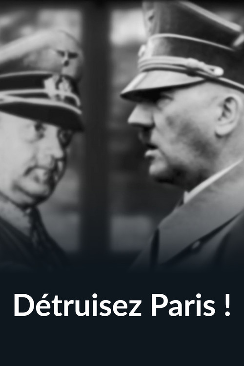 Détruisez Paris ! Poster