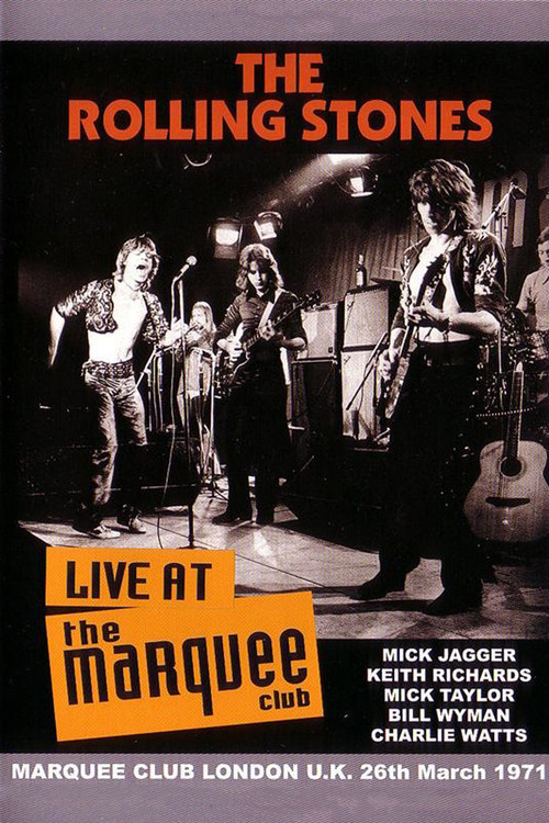 The Rolling Stones: The Marquee Club 1971 Poster