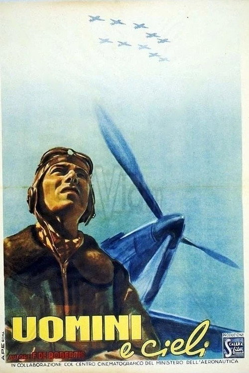 Men and Skies Poster