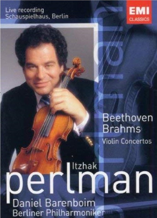 Beethoven/Brahms - Violin Concertos (Perlman, Barenboim) Poster