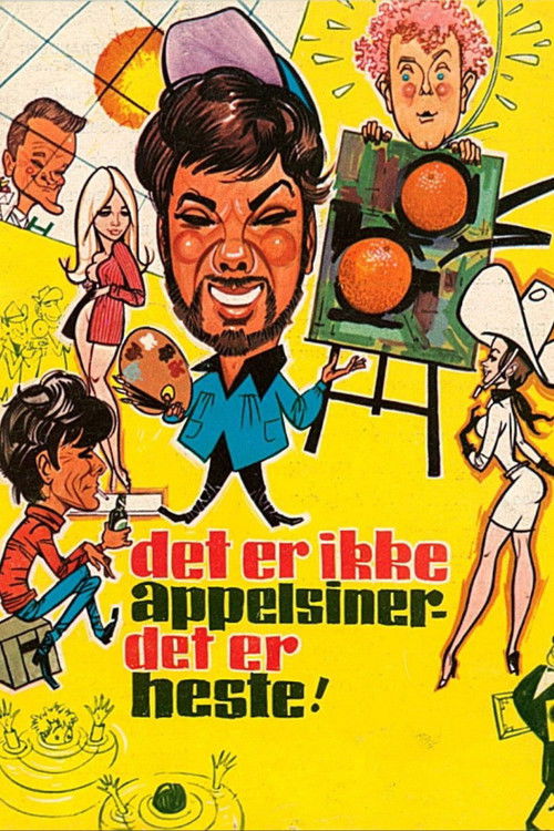 Det er ikke appelsiner - det er heste Poster