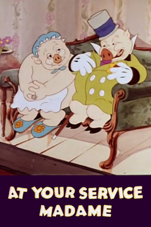 At Your Service Madame Poster