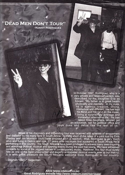 Dead Men Don't Tour: Rodríguez in South Africa Poster