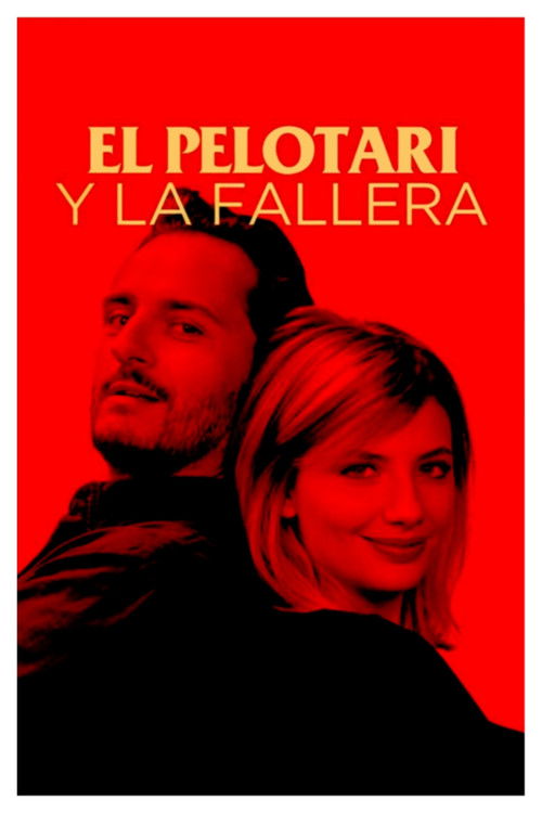 The Pelota Player and the Fallera Poster