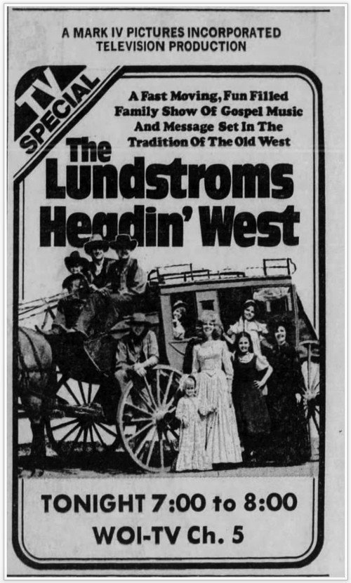 The Lundstroms: Headin' West Poster