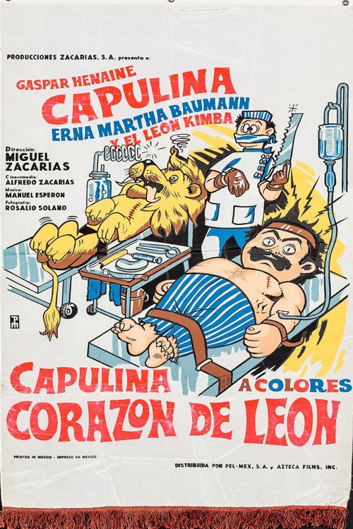Capulina Corazón de León Poster