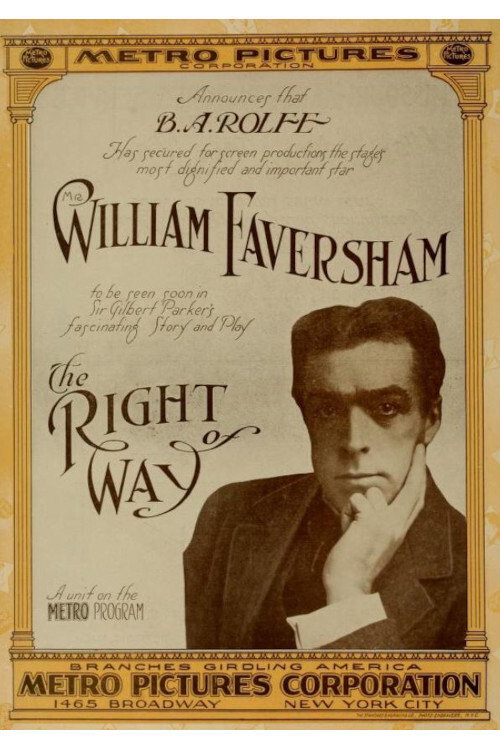 The Right of Way Poster
