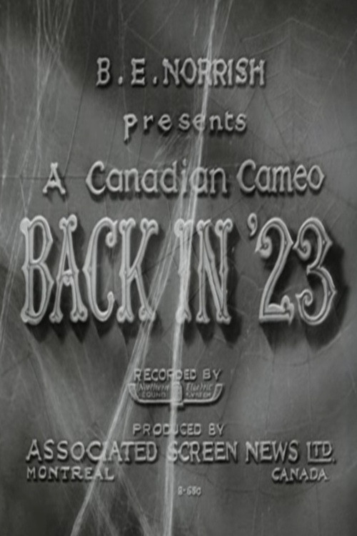 Back in '23 Poster