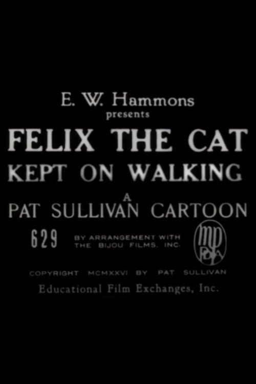 Felix the Cat Kept On Walking Poster