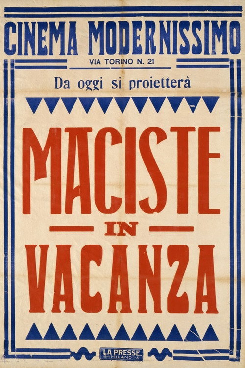 Maciste on His Vacation Poster
