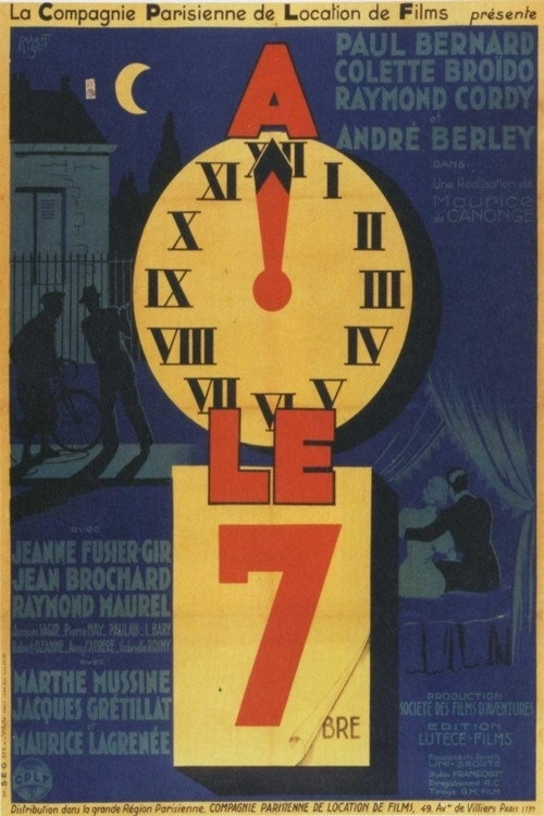 À minuit, le 7 Poster