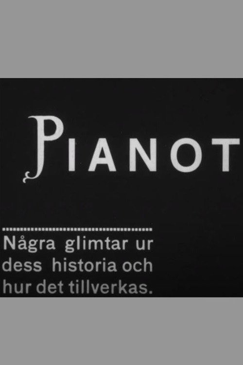 The Piano Poster