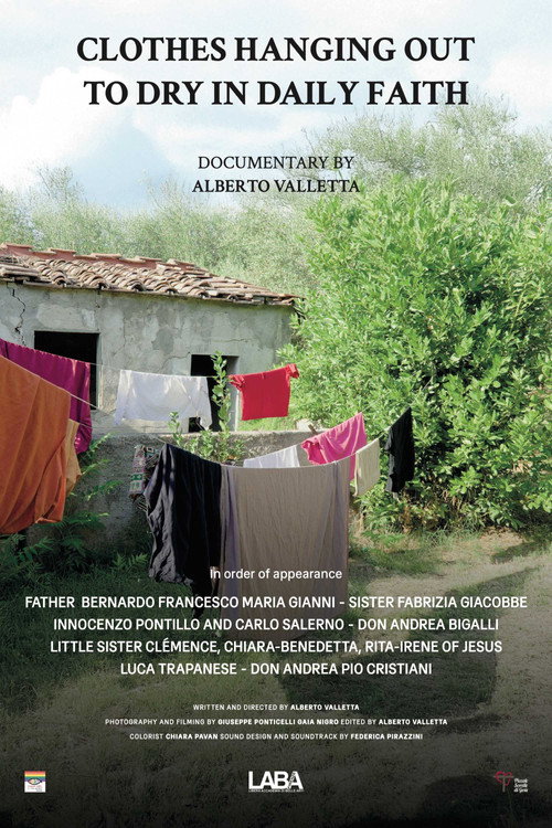 Clothes Hanging Out to Dry in Daily Faith Poster