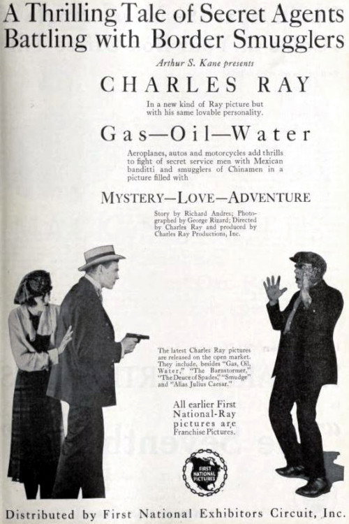 Gas, Oil and Water Poster