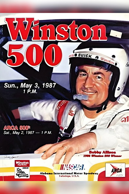 1987 Winston 500 Poster