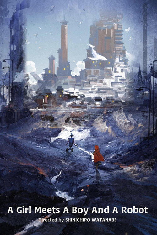 A Girl Meets a Boy and a Robot Poster