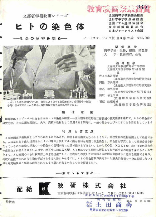 ヒトの染色体 Poster