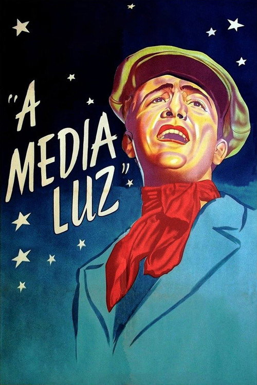 A media luz Poster