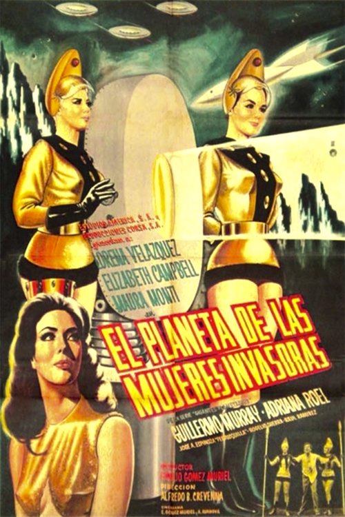 Planet of the Female Invaders Poster