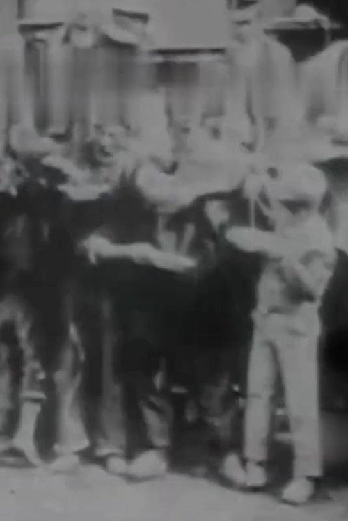 Eating Macaroni in the Streets of Naples Poster