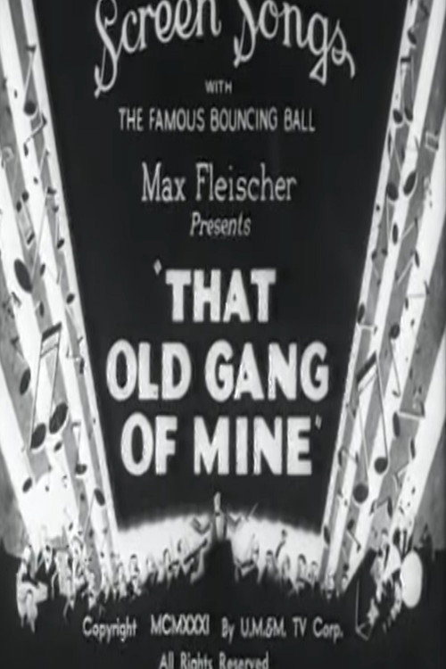 That Old Gang of Mine Poster