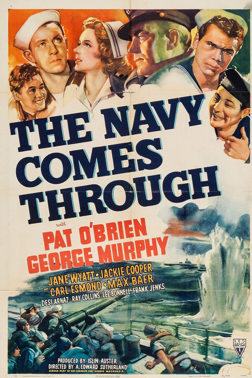 The Navy Comes Through Poster