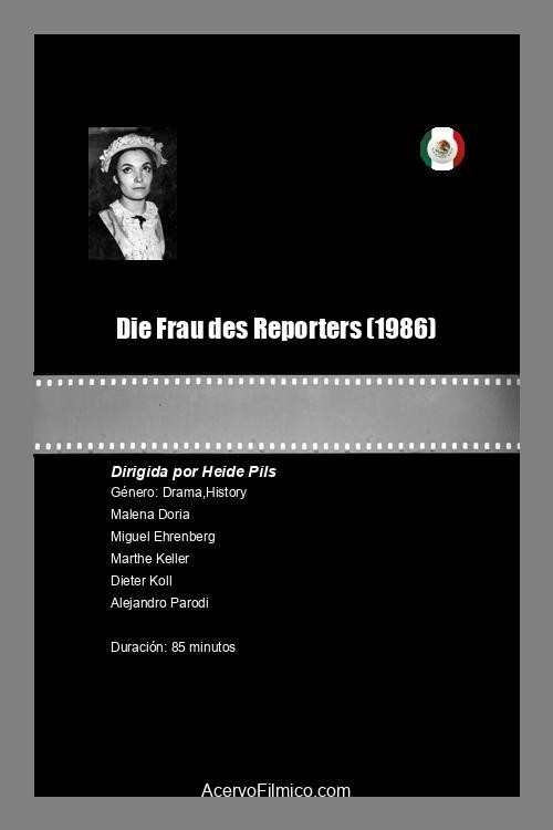 Die Frau des Reporters Poster