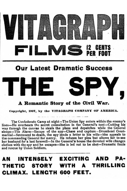 The Spy: A Romantic Story of the Civil War Poster