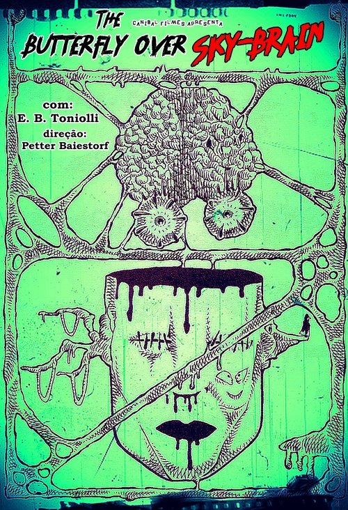 The Butterfly Over Sky-Brain Poster