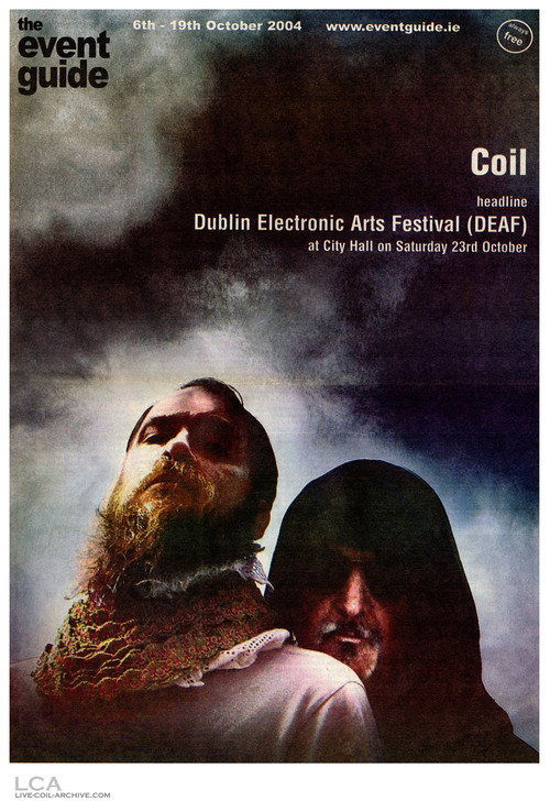 Coil: Dublin 2004 Poster