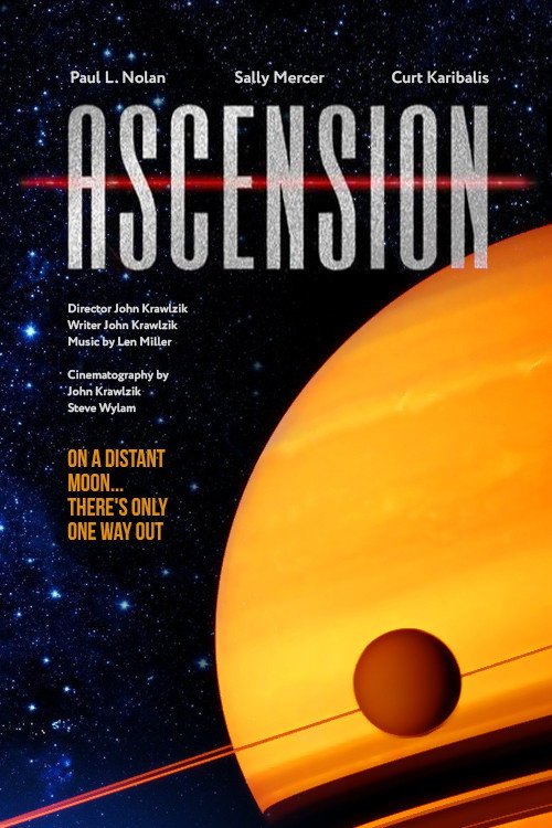 Death on Saturn's Moon Poster