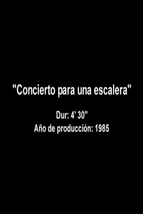 Concierto para una escalera Poster