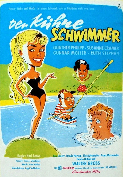 Der kühne Schwimmer Poster