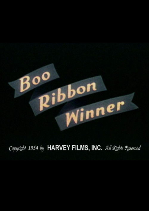 Boo Ribbon Winner Poster