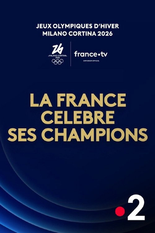 La France célèbre ses champions Poster