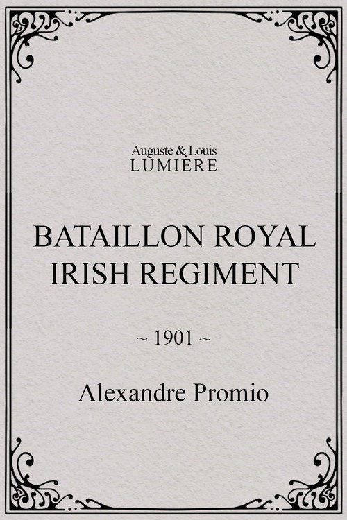 Bataillon Royal Irish Regiment Poster