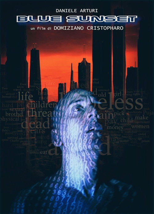 Blue Sunset Poster