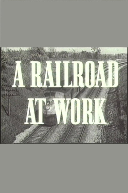 A Railroad at Work Poster