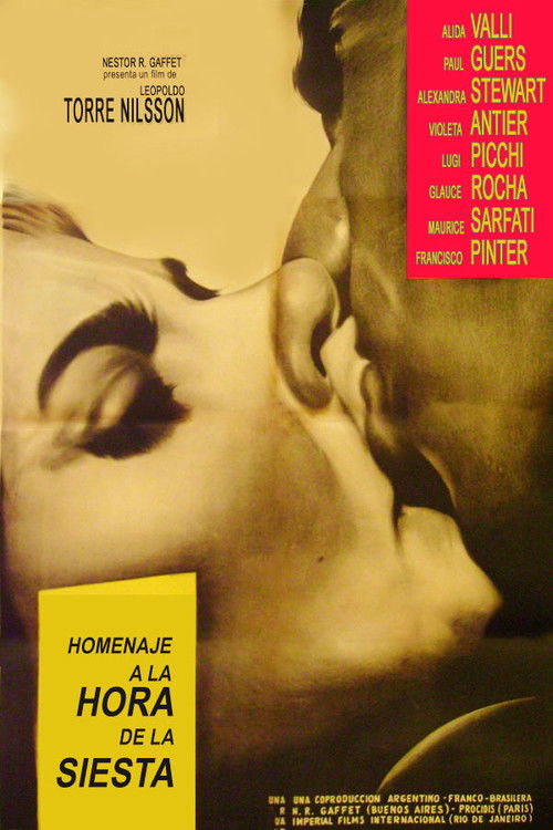 Homage at Siesta Time Poster