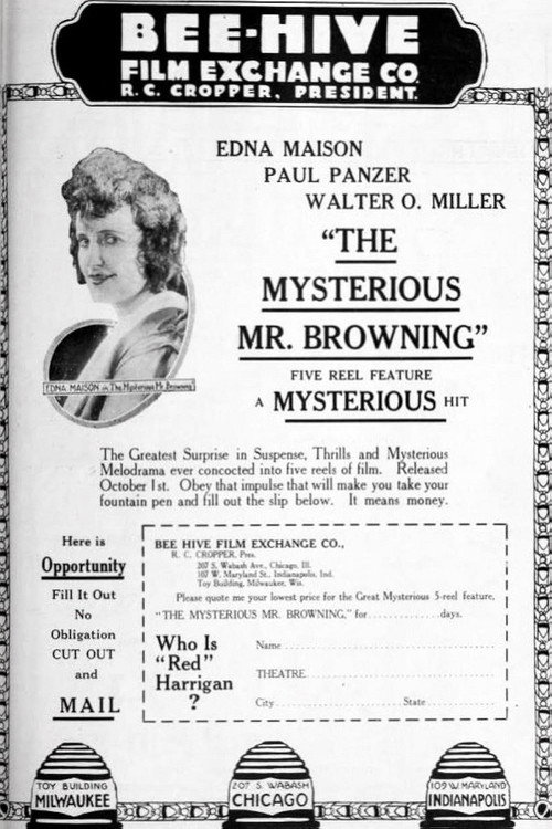 The Mysterious Mr. Browning Poster