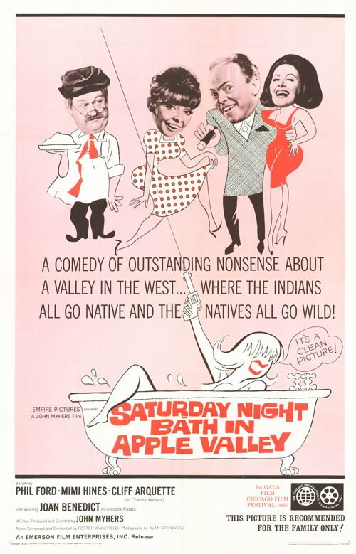 Saturday Night Bath in Apple Valley Poster