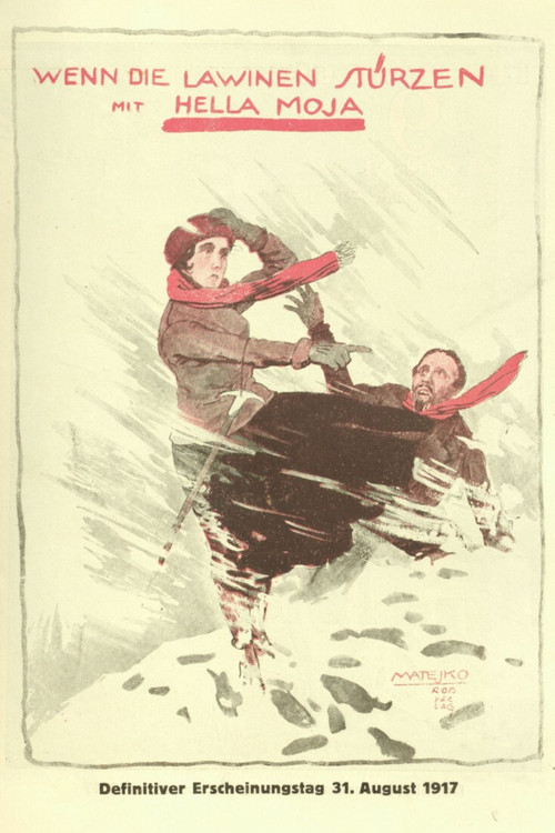 Wenn die Lawinen stürzen Poster