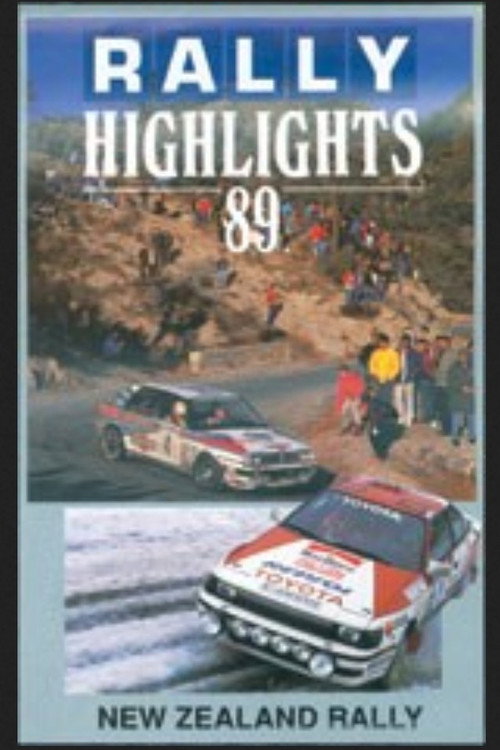 New Zealand Rally 1989 Poster