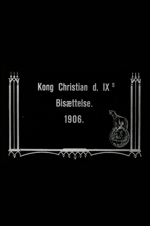 The Funeral of King Christian IX Poster