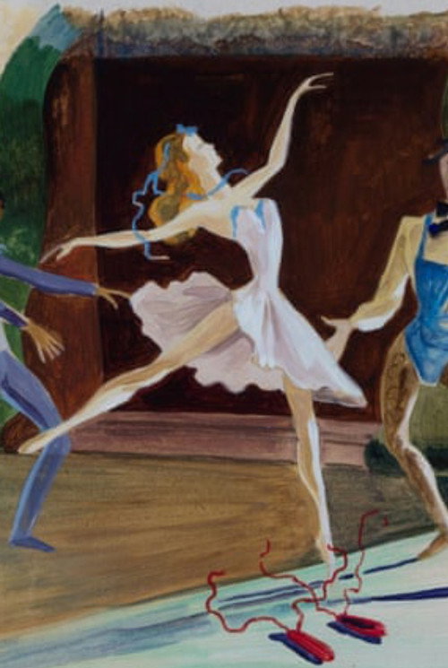 “The Red Shoes” Sketches Poster