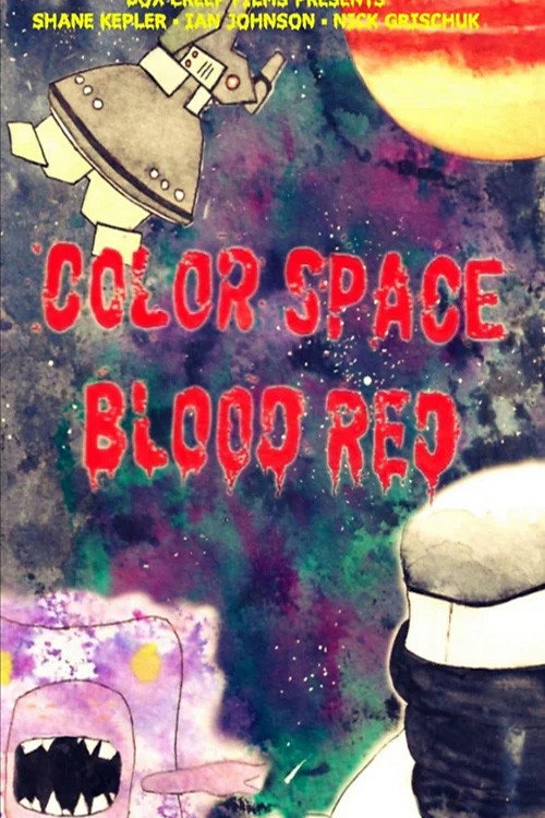 Color Space Blood Red Poster