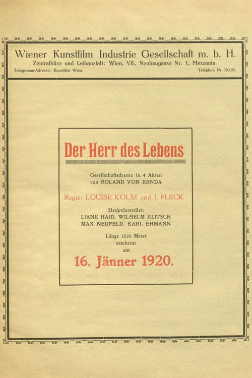 Der Herr des Lebens Poster